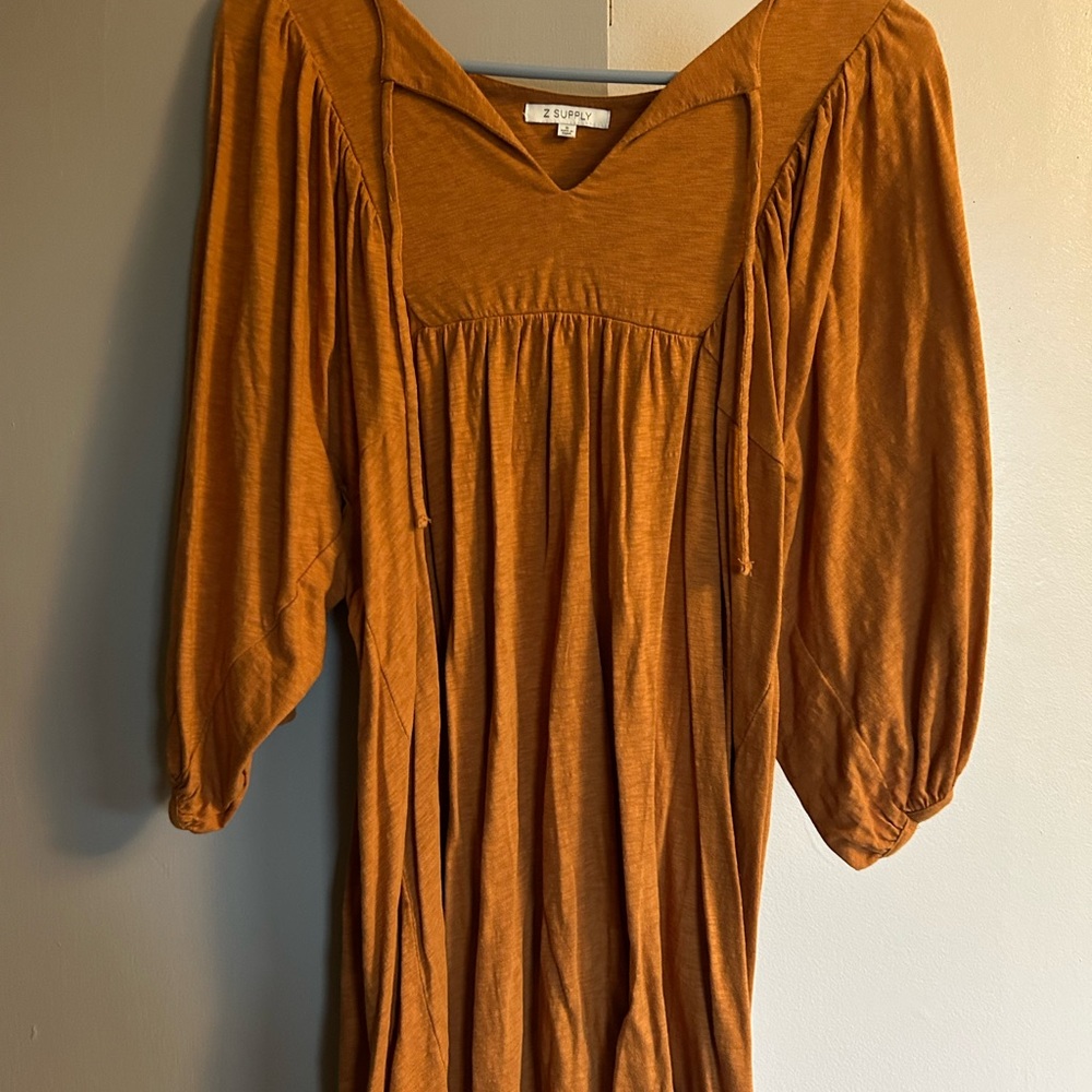 Z Supply Orange Mini Dress